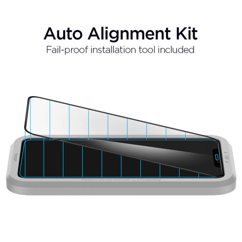 Spigen iPhone 11 Series Screen Protector Glas.tR AlignMaster Full Cover (1P)